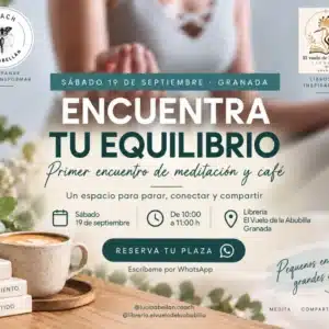 Encuentra tu equilibrio con Lucia Abellán Coach en Librería El Vuelo de la Abubilla Granada